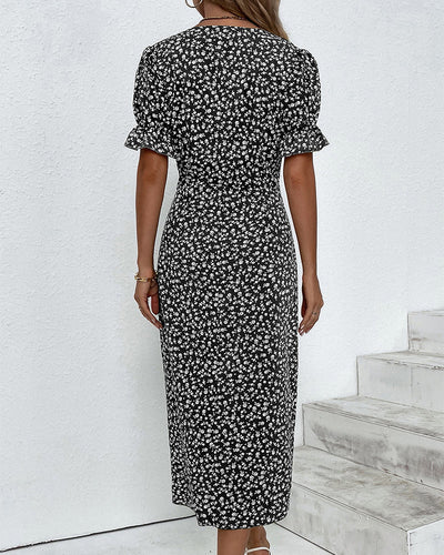 Paloma - Floral V-Neck Dress