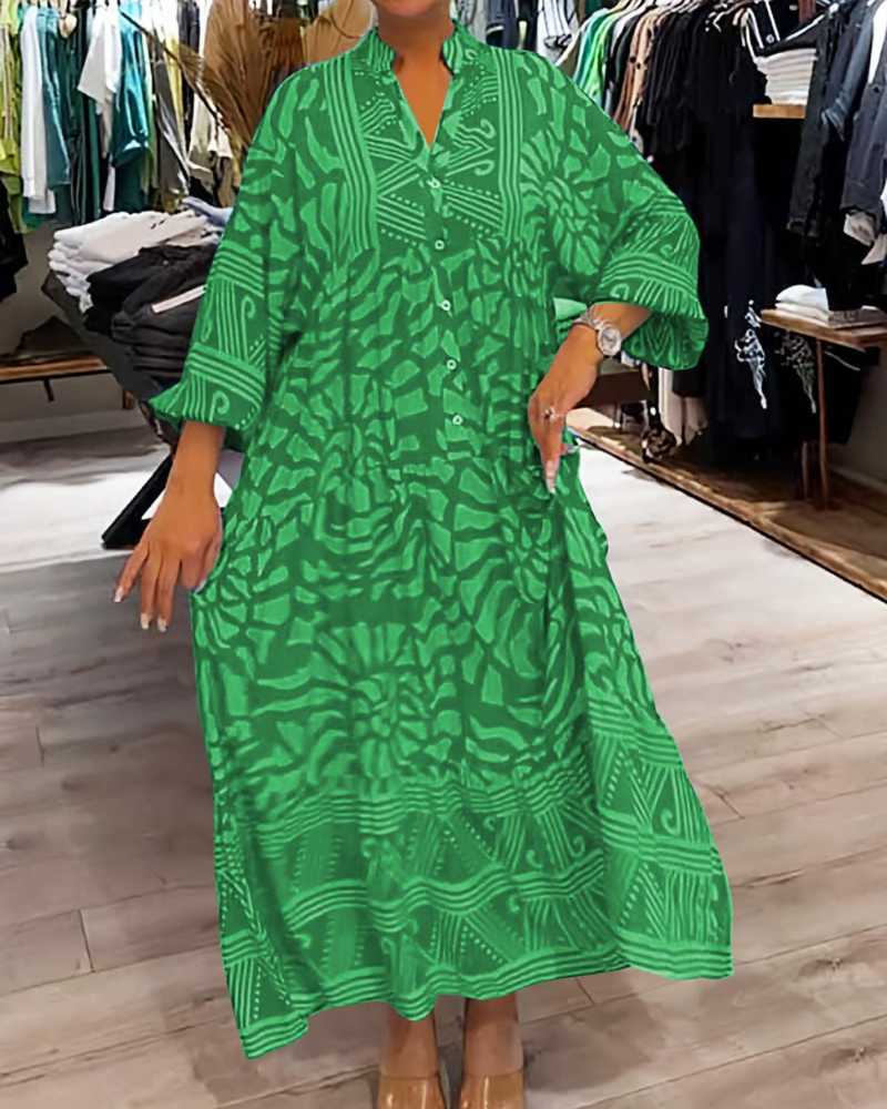 LENARA - Printed Loose Dress