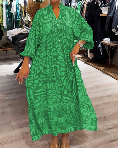 LENARA - Printed Loose Dress