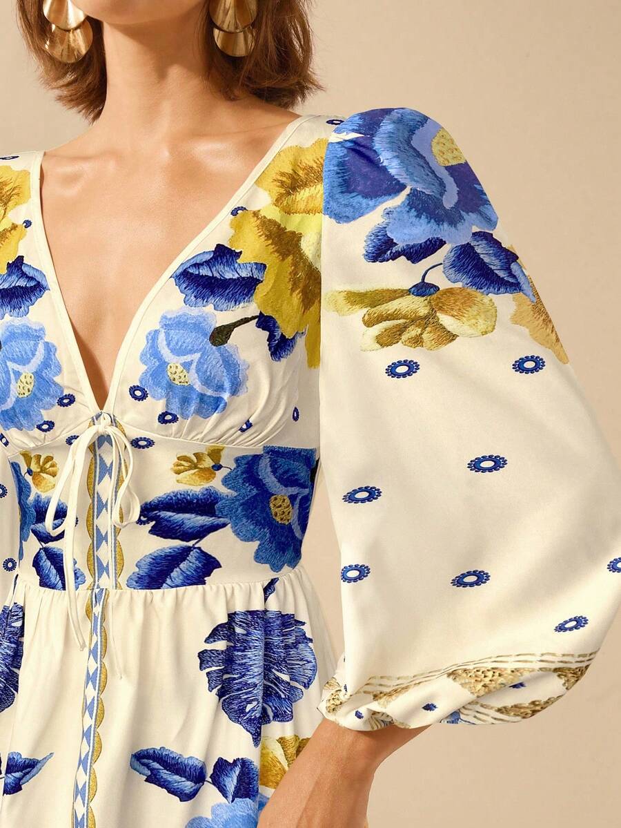 Breezy | Floral Holiday Dress