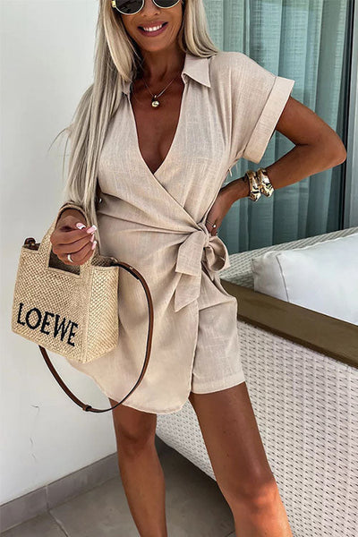 Talie - Elegant Wrap Jumpsuit