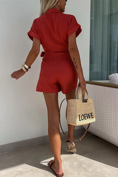 Talie - Elegant Wrap Jumpsuit