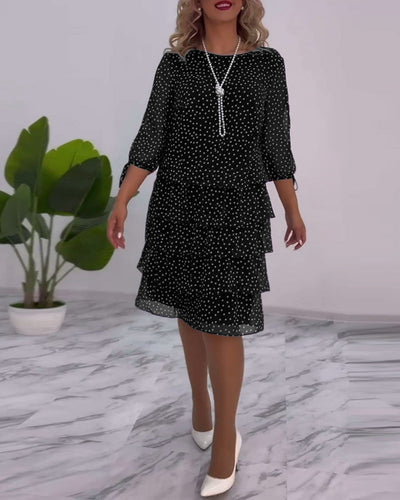 Tilly - Polka Dot Layered Dress