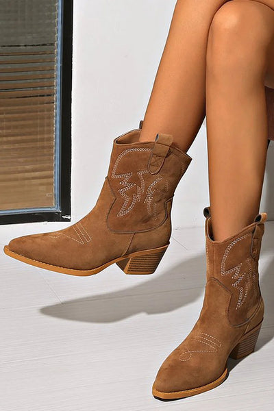 Kira | Chic Western Ankle Boots
