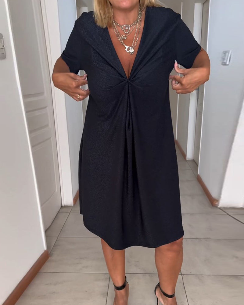 Carly - Effortless Twist Dress