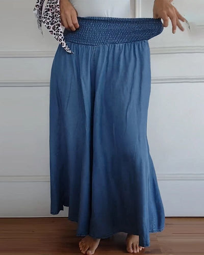 DANSA - COMFY PANTS WITH ELASTIC WAIST