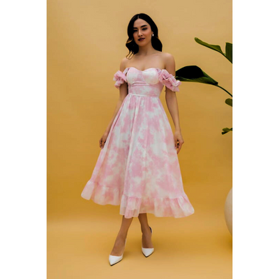 Lovia - Ruffled Midi Dress