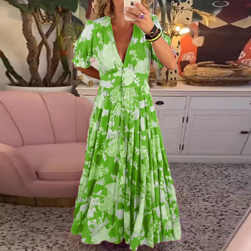 Rosae | Vibrant Floral Maxi Dress – Feel Beautiful, Effortlessly