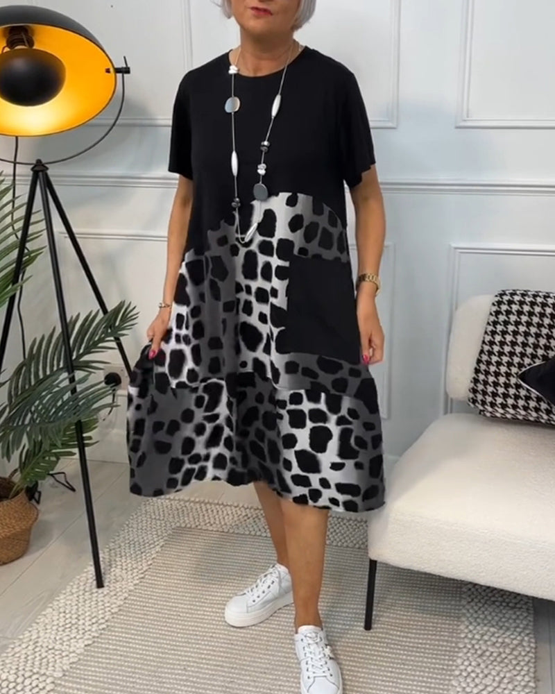 Sherlene - Leopard Print Dress