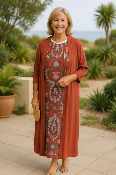 Taren | Flow Dress Ensemble – Where Comfort Meets Confidence