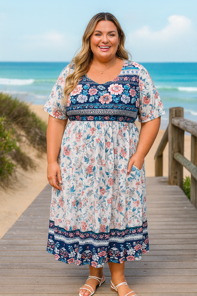 Calani | Everyday Midi Dress – Effortless Comfort, Timeless Confidence