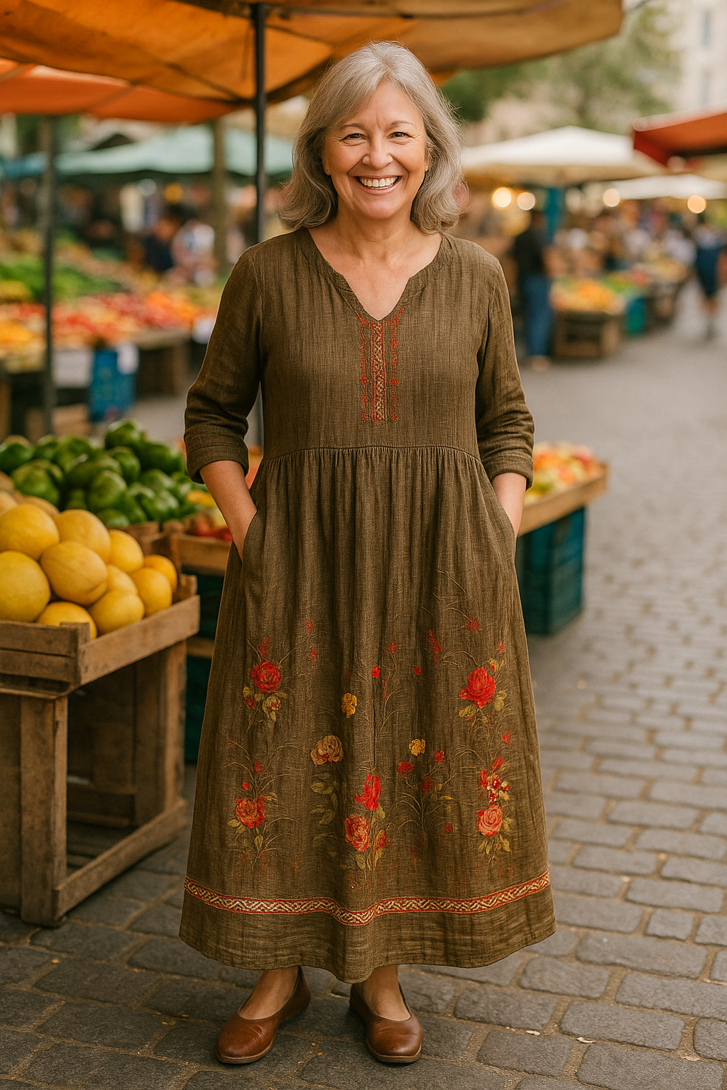 Noelia | Comfort Maxi Dress – Effortless Elegance, All-Day Confidence