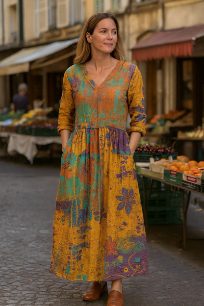 Noelia | Comfort Maxi Dress – Effortless Elegance, All-Day Confidence