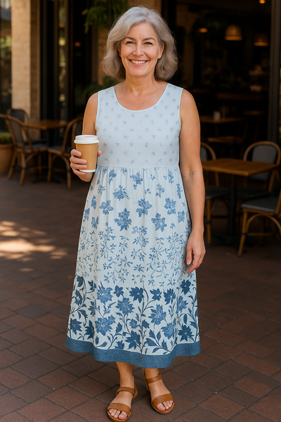 Evelane | Flow Midi Dress - Where Comfort Meets Confidence