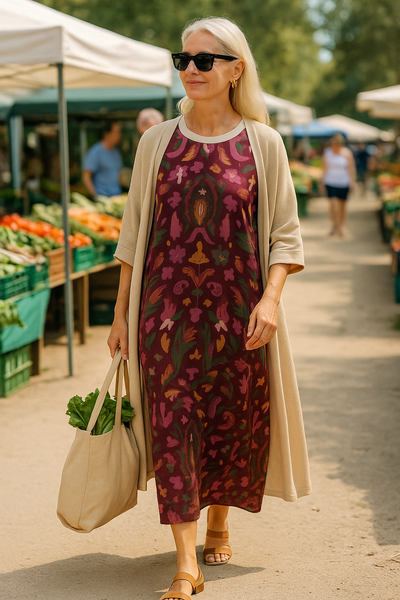 Taren | Flow Dress Ensemble – Where Comfort Meets Confidence