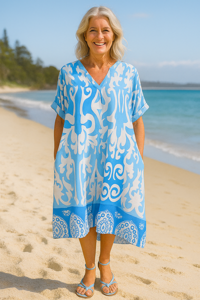 Marisela | Breeze Midi Dress – Lightness, Confidence & Carefree Style