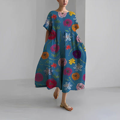Floria - Vibrant Floral Dress