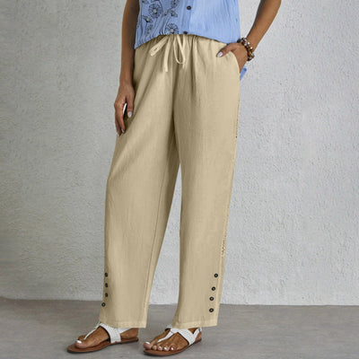 Shania - Relaxed Buttoned Pants