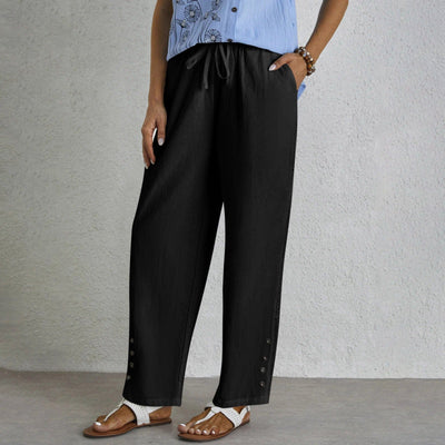 Shania - Relaxed Buttoned Pants