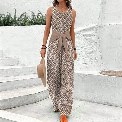 Viviette - Effortless Wide-Leg Jumpsuit