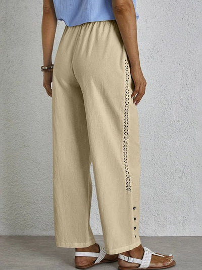Celena - Effortless Buttoned Pants