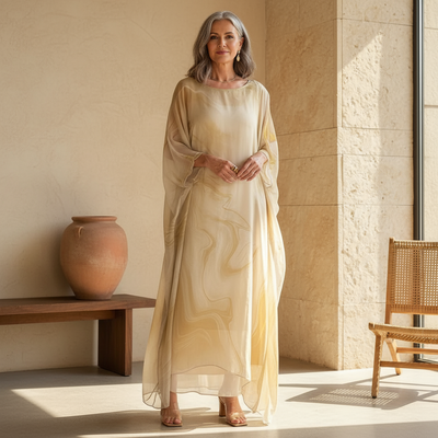 Paetyn - Charming Silk Chiffon Dress