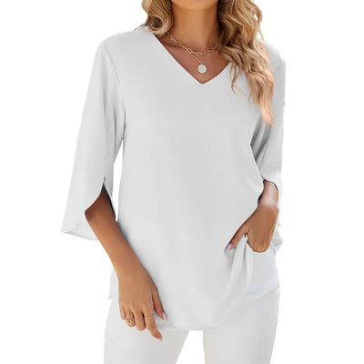 Esmira- V-neck blouse