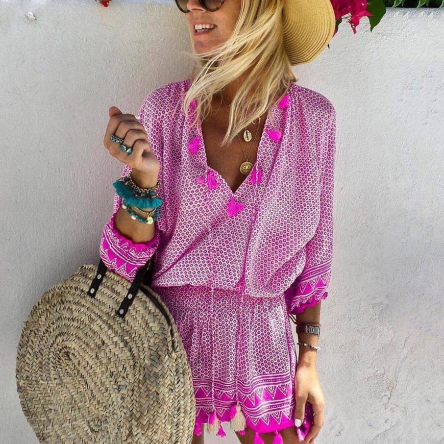 Soleil - Boho Tassel Jumpsuit