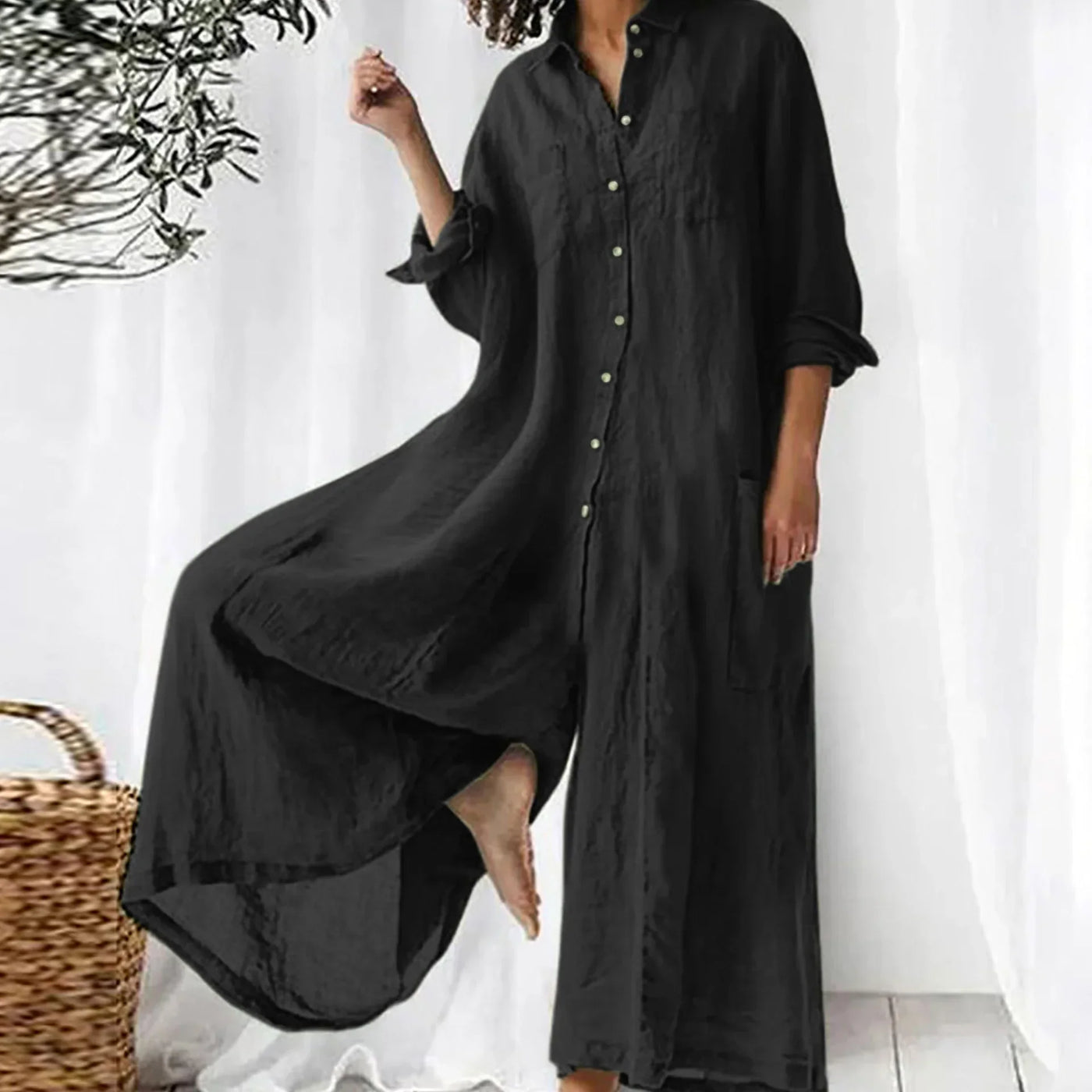 Rue - Comfortable Loose Jumpsuit
